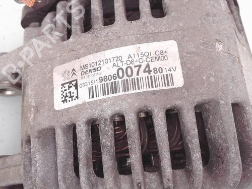 Used Alternator Alternator CITROËN C3 II (SC_) 1.2 VTi 82 (82 hp) 25360069 25360069