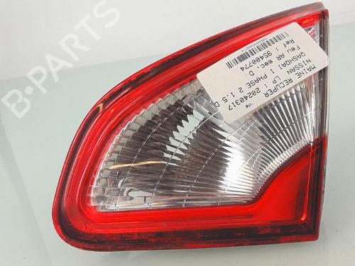 Used Right tailgate light NISSAN QASHQAI / QASHQAI +2 I (J10, NJ10, JJ10E) 1.5 dCi (110 hp) 25359845