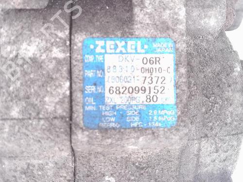 Used AC compressor AC compressor PEUGEOT 107 (PM_, PN_) 1.0 (68 hp) 25363336 25363336