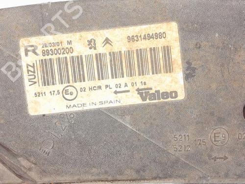 Right headlight CITROËN XSARA PICASSO (N68) 2.0 HDi | BP25352251C29 