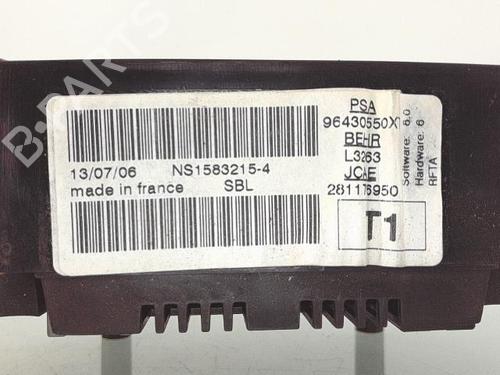 Climate control PEUGEOT 206 SW (2E/K) 1.4 HDi | BP27599431I5 