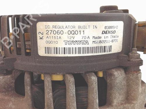 Alternator TOYOTA AYGO (_B1_) 1.0 (KGB10_, KGB10R) | BP29822925M7