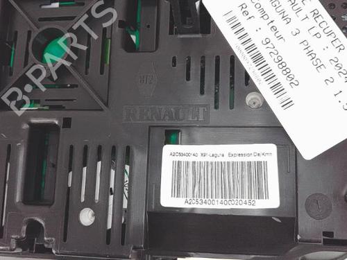 Instrument cluster RENAULT LAGUNA III (BT0/1) 1.5 dCi (BT00, BT0A, BT0T, BT1J) | BP25371355C47 