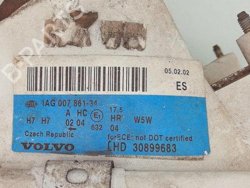 Right headlight VOLVO S40 I (644) 1.9 DI | BP29208079C29 
