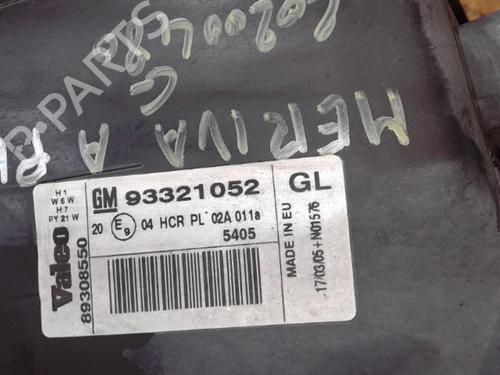 Venstre forlygte OPEL MERIVA A MPV (X03) 1.7 CDTI (E75) | BP25359360C28 