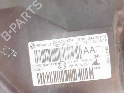 Left headlight RENAULT MEGANE III Hatchback (BZ0/1_, B3_) 1.9 dCi (BZ0N, BZ0J) | BP33724720C28 - Image 3