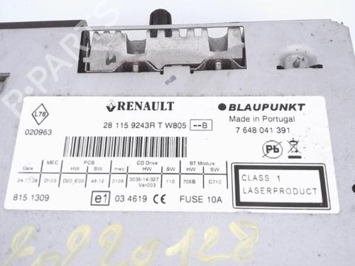 Radio RENAULT SCÉNIC III (JZ0/1_) 1.9 dCi (JZ0J, JZ1J, JZ1K, JZ1S) | BP25351277E6 
