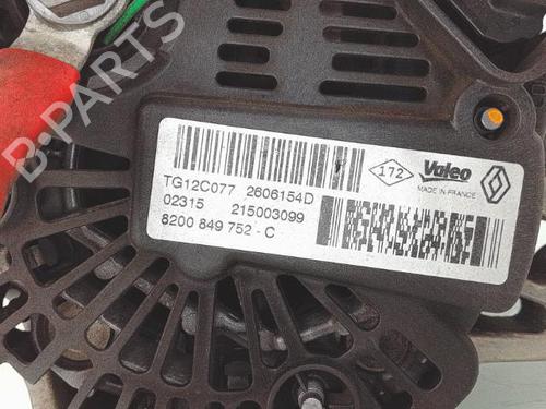 Alternator RENAULT GRAND SCÉNIC III (JZ0/1_) 1.2 TCe (JZ16) | BP28673000M7 
