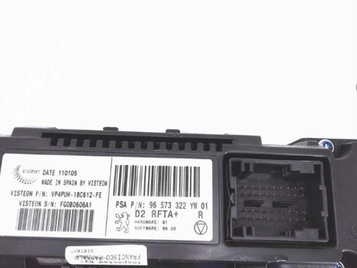 Climate control PEUGEOT 407 (6D_) 2.0 HDi 135 (6DRHRH, 6DRHRE, 6DRHRG, 6DRHRJ) | BP25355451I5 