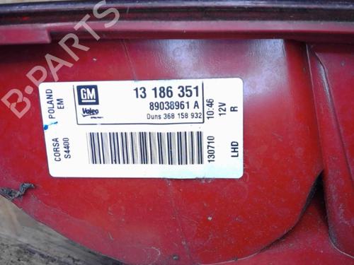Right taillight OPEL CORSA D (S07) 1.2 LPG (L08, L68) | BP25359581C35 