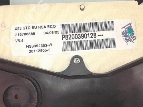 Instrument cluster RENAULT TRAFIC II Van (FL) 1.9 dCi 80 (FL0B) | BP26319926C47 