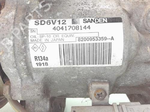 AC compressor RENAULT CLIO III (BR0/1, CR0/1) 1.5 dCi (C/BR0G, C/BR1G) | BP30901061M34 