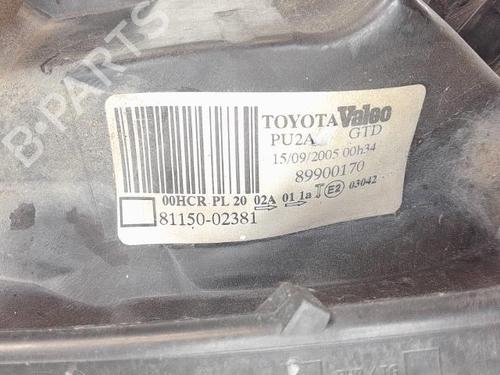 Left headlight TOYOTA COROLLA (_E12_) 2.0 D-4D (CDE120R, CDE120L_) | BP25349570C28 - Image 2
