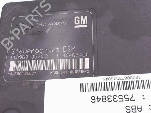 ABS pump OPEL ZAFIRA / ZAFIRA FAMILY B (A05) 1.9 CDTI (M75) | BP25365961M43 