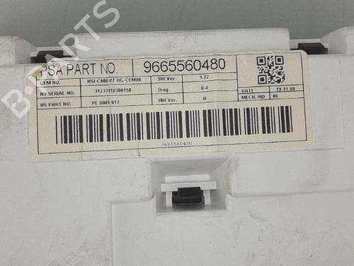 Instrument cluster CITROËN C5 III (RD_) 2.0 HDi 140 (RDRHF8, RDRHFA, RDRHA8, RDRHAJ) | BP25352552C47 
