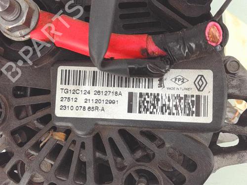 Alternator RENAULT CLIO IV (BH_) 1.5 dCi 75 | BP25352398M7 