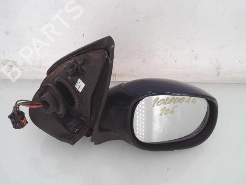 Right mirror PEUGEOT 206 SW (2E/K) 2.0 HDi | BP25350074C27 