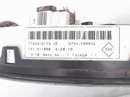 Used Instrument cluster RENAULT KANGOO (KC0/1_) D 65 1.9 (KC0E, KC02, KC0J, KC0N) (64 hp) 25371590