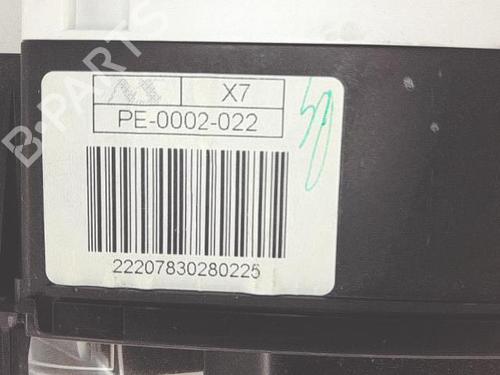 Instrument cluster CITROËN C5 III (RD_) 1.6 HDi 110 (RD9HZC) | BP29698252C47
