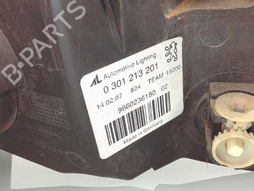 Left headlight PEUGEOT 407 (6D_) 2.0 HDi 135 (6DRHRH, 6DRHRE, 6DRHRG, 6DRHRJ) | BP25370757C28 