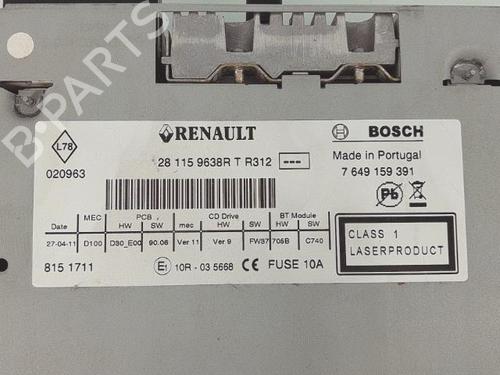 Radio RENAULT SCÉNIC III (JZ0/1_) 1.5 dCi | BP25356714E6