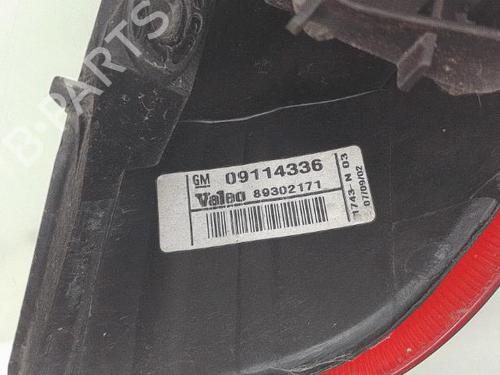 Left taillight OPEL CORSA C (X01) 1.0 (F08, F68) | BP25976277C34 