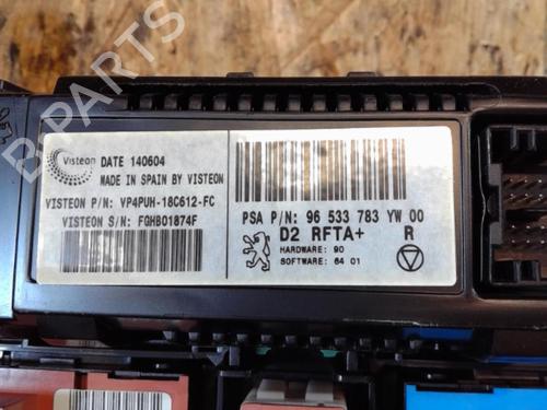 Used Climate control PEUGEOT 407 (6D_) 2.0 HDi 135 (6DRHRH, 6DRHRE, 6DRHRG, 6DRHRJ) (136 hp) 25364962