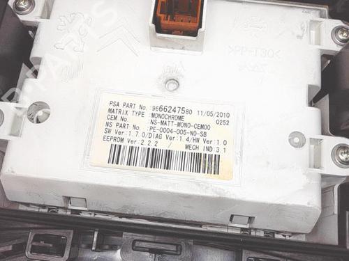 instrument-cluster-peugeot-5008-0u_-0e_-2009-2010-2011-2012-2013-2014-2015-2016-2017-36095883 main image