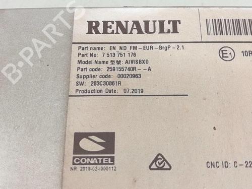 Radio RENAULT CLIO V (B7_) 1.0 TCe 100 (B7MT) | BP38731937E6  - Image 5