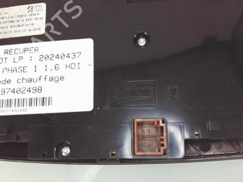 climate-control-peugeot-508-i-8d_-2010-2011-2012-2013-2014-2015-2016-2017-2018-25363056 main image