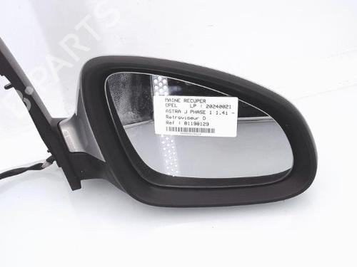 Used Right mirror OPEL ASTRA J (P10) 1.4 (68) (100 hp) 25353063