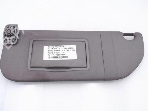 Used Left sun visor Left sun visor CITROËN SAXO (S0, S1) 1.5 D (58 hp) 25366129 25366129