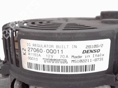 Used Alternator TOYOTA AYGO (_B1_) 1.0 (KGB10_, KGB10R) (68 hp) 25361903