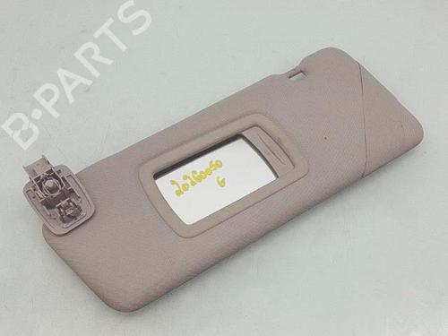 Venstre solskjerm RENAULT MEGANE III Coupe (DZ0/1_) 1.5 dCi (DZ09, DZ0D, DZ1F, DZ1G, DZ14, DZ29) (110 hp) 32985794