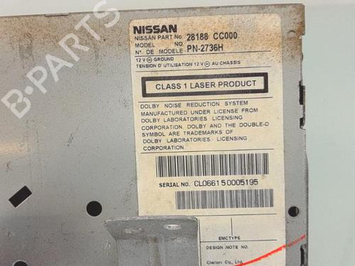 Radio NISSAN MURANO I (Z50) 3.5 4x4 | BP26707676E6 