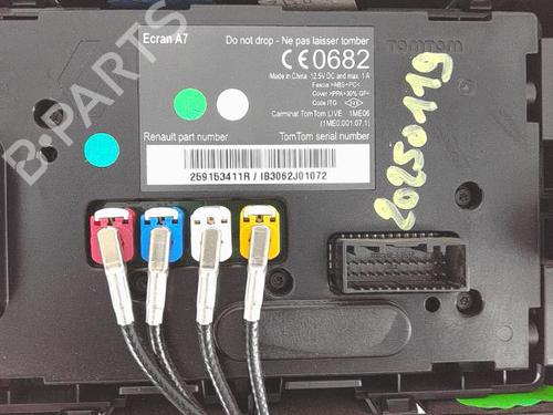 Display monitor RENAULT MEGANE III Hatchback (BZ0/1_, B3_) 1.5 dCi (BZ0C) | BP25370597C48 