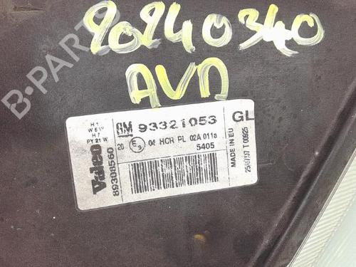 Højre forlygte OPEL MERIVA A MPV (X03) 1.3 CDTI (E75) | BP25836956C29 