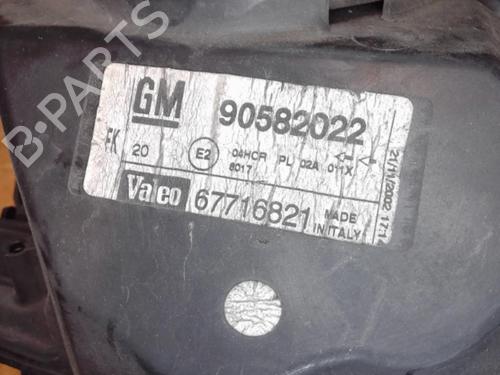 Højre forlygte OPEL ZAFIRA A MPV (T98) 2.0 DI 16V (F75) | BP25367138C29