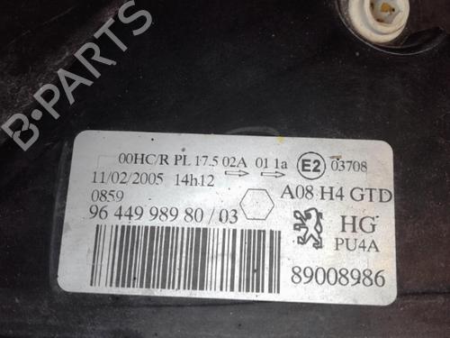 Used Left headlight Left headlight PEUGEOT 1007 (KM_) 1.6 16V (109 hp) 25373581 25373581