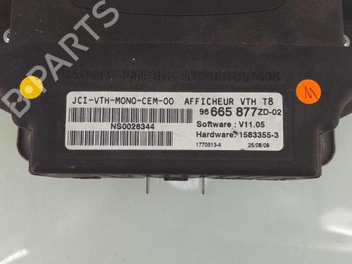 Display monitor PEUGEOT 3008 I MPV (0U_) 2.0 HDi | BP27496311C48 