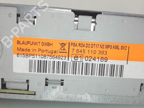 Radio PEUGEOT 407 SW (6E_, 6D_) 2.0 HDi 135 | BP25352350E6 
