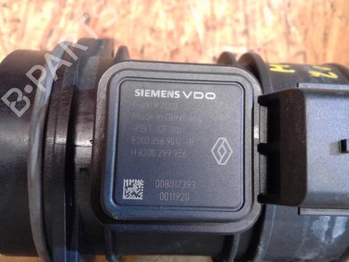 Used Mass air flow sensor Mass air flow sensor RENAULT MODUS / GRAND MODUS (F/JP0_) 1.5 dCi (FP0G, JP0G) (68 hp) 25367302 25367302