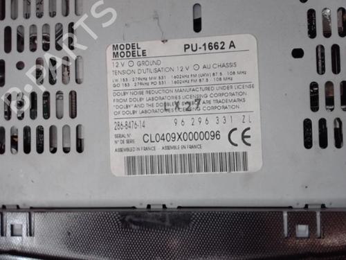Radio PEUGEOT 607 (9D, 9U) 2.2 16V | BP25367665E6 