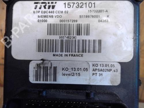 ABS pump PEUGEOT 407 (6D_) 2.0 HDi 135 (6DRHRH, 6DRHRE, 6DRHRG, 6DRHRJ) | BP25367338M43 