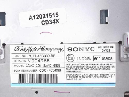 Radio FORD MONDEO IV (BA7) 1.8 TDCi | BP25357617E6 