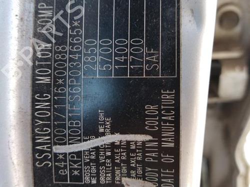 Elektronisk modul SSANGYONG STAVIC 2.7 270 sXDi 4x4 | BP25370285M83 