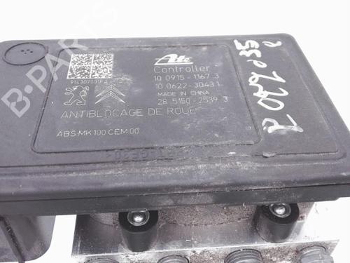 ABS pump CITROËN C3 II (SC_) 1.4 HDi 70 (SC8HZC, SC8HR0, SC8HP4) | BP25354909M43 