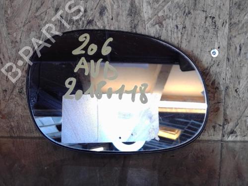 Used Right mirror glass Right mirror glass PEUGEOT 206 Hatchback (2A/C) 1.4 HDi eco 70 (68 hp) 25358582 25358582