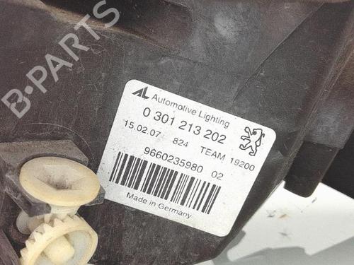 Right headlight PEUGEOT 407 (6D_) 2.0 HDi 135 (6DRHRH, 6DRHRE, 6DRHRG, 6DRHRJ) | BP25370754C29 