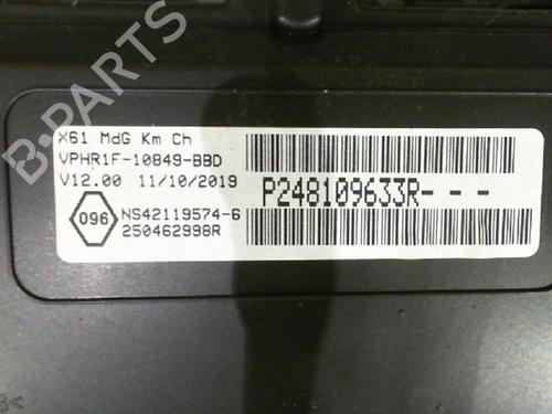 Instrument cluster RENAULT KANGOO / GRAND KANGOO II (KW0/1_) 1.5 dCi 85 (KW0K, KW0L, KW0B) | BP24765832C47 